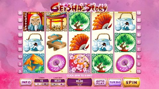 Geisha Story is an Oriental Themed Slot Game Provided by the Vendor Partner Playtech - GamingSoft